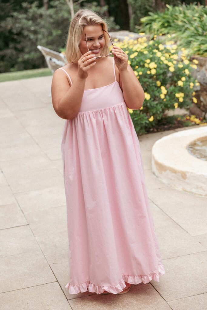 BUMP FRIENDLY dresses miuccia maxi dress pink 1245990834.jpg