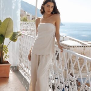 all products petal and pup usa bottoms arles wide leg pants beige lace 1237477608.jpg