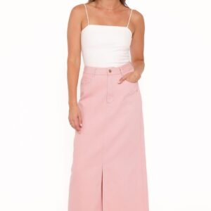 all products petal and pup usa bottoms dana denim midi skirt dusty pink 1233030789.jpg