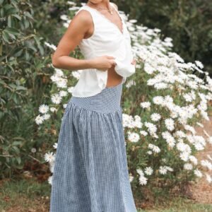 all products petal and pup usa bottoms laurita maxi skirt navy gingham 1196628320.jpg