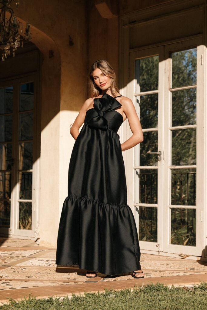 WEDDING GUEST petal and pup usa dresses betina bow front maxi dress black 1064249285.jpg