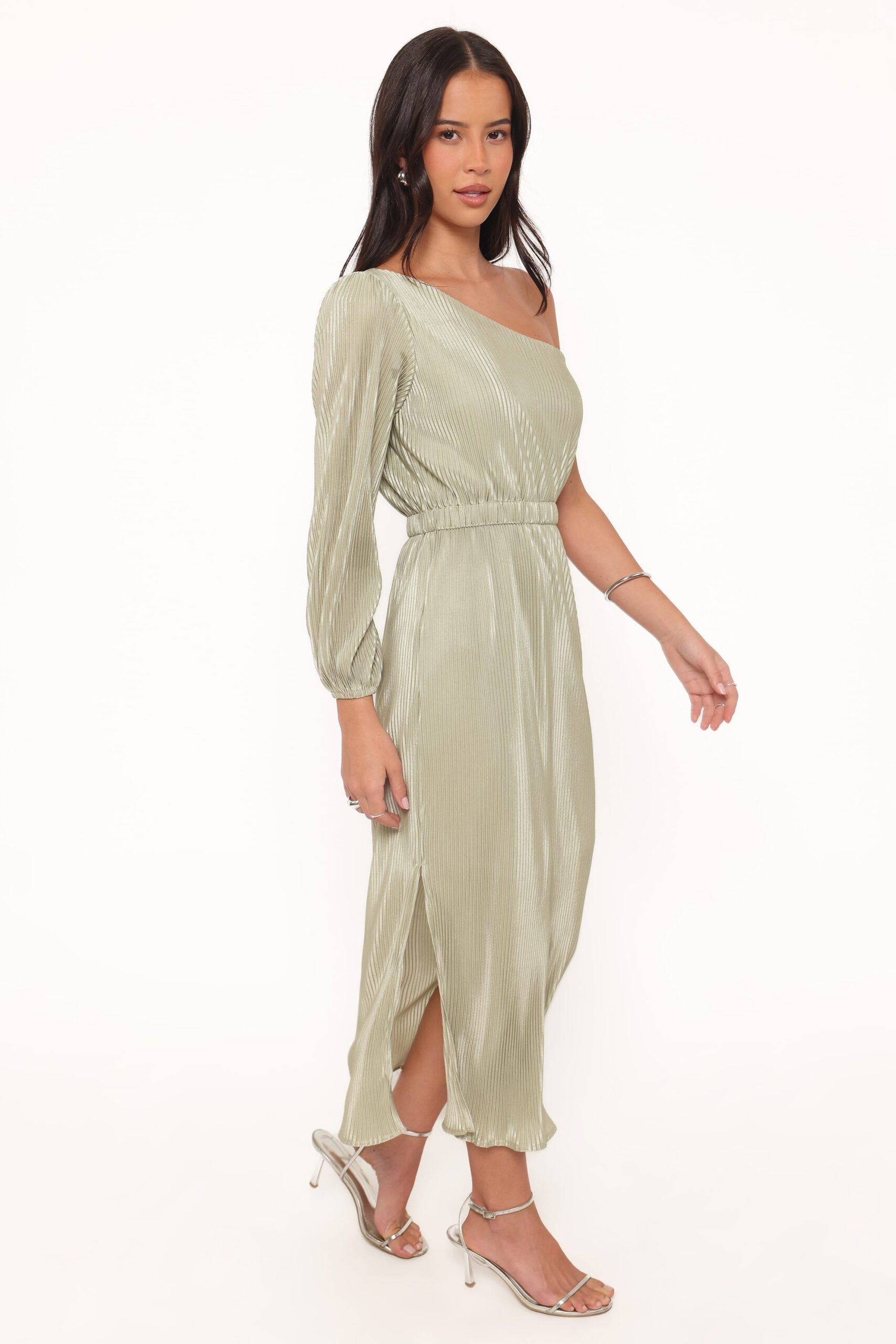 petal and pup usa dresses pontee one shoulder pleated midi dress sage green 1227452101.jpg petal and pup usa dresses pontee one shoulder pleated midi dress sage green 1227452101.jpg