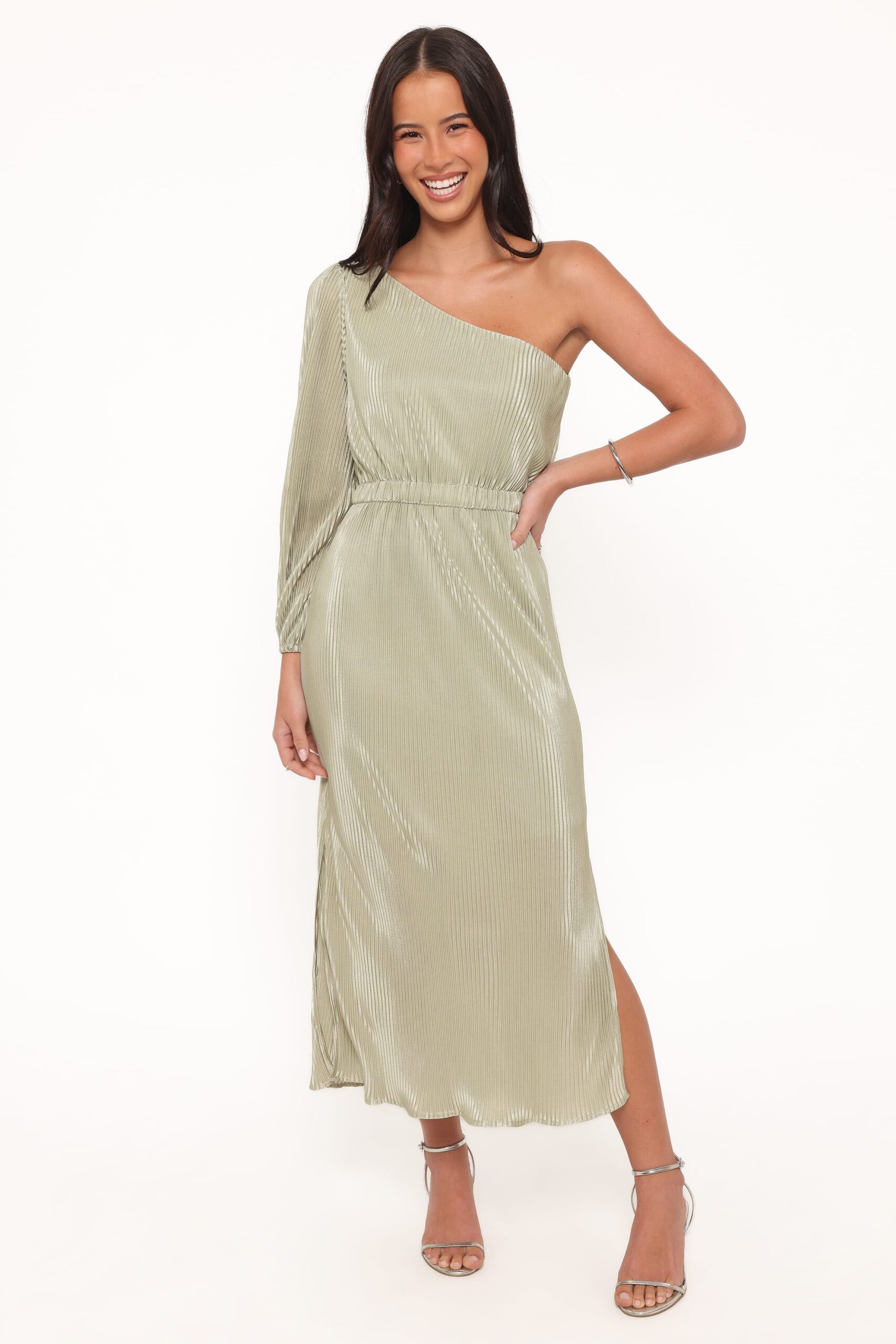 petal and pup usa dresses pontee one shoulder pleated midi dress sage green 1227452103.jpg petal and pup usa dresses pontee one shoulder pleated midi dress sage green 1227452103.jpg
