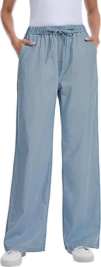 Women Wide Leg Jeans - Image 2